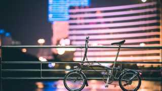 Brompton bike on a bridge from #myunseencity