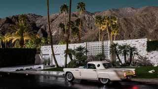 Ford Thunderbird outside Abrigo Corner, Palm Springs