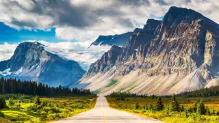 Crowfoot Mountain in the Canadian Rockies