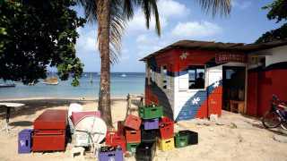 Rum shack in Barbados
