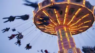 Funfair in Gothenburg, Sweden