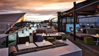 Roof terrace at The Marker Dublin