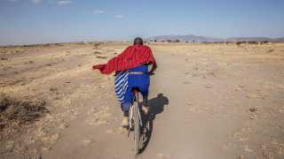 Cycling in Tanzania, Africa