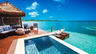 Over water villas at Sandals