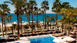 Beach resort in Marbella, Spain