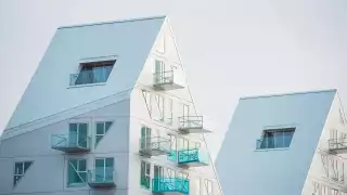 The Isbjerget, or Iceberg, development on Aarhus’s harbour