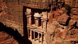 The treasury at Petra, Jordan