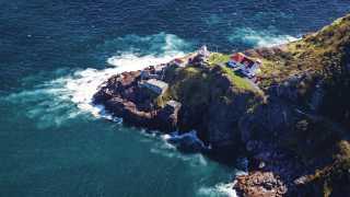 Aerial view of promontory St John's NL