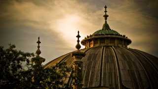 Brighton Dome at sunset