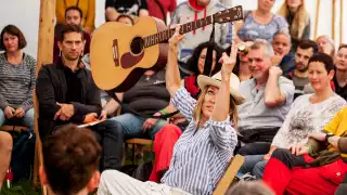 Cerys Matthews at The Good Life Experience festival in Flintshire, Wales