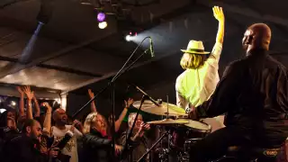 Cerys Matthews at The Good Life Experience festival in Flintshire, Wales