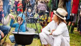 Cerys Matthews at The Good Life Experience festival in Flintshire, Wales
