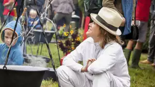 Cerys Matthews at The Good Life Experience festival in Flintshire, Wales