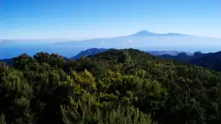 View from Alto de Garajonay in La Gomera, the Canary Islands