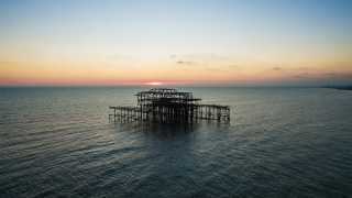 West Pier Brighton drone photo from Drone Photography Masterclass