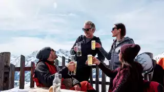 Après ski in Zillertall, Austria