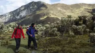 Hiking in carbon-neutral Páramo gear