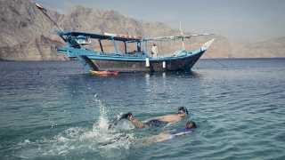 Swimming in Oman
