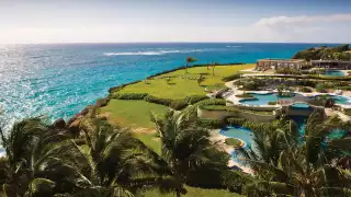 Aerial view of The Crane, Barbados