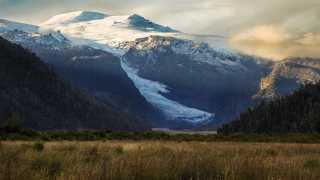 A glacier in Chilean Patagonia, now accessible in the country's new trail of parks