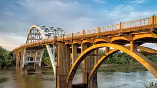 Edmund Pettus Bridge, part of the new Civil Rights Trail in the US