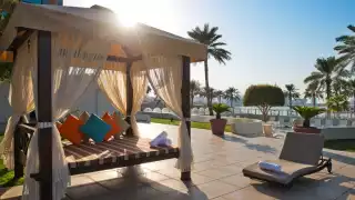 Cabanas at Doha Marriott hotel, Qatar