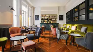 Bar area at the Pilgrm, a new hotel in London for 2018