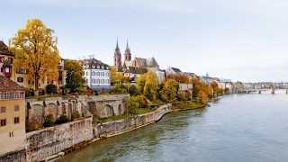 Basel sits on the Rhine on the Swiss border with France and Germany