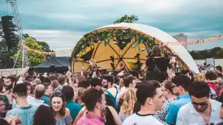 People dancing at Gala festival 2017