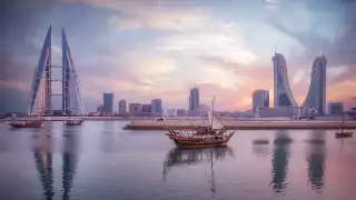 The Bahrain skyline