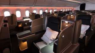 Business Class seats on the Qantas Dreamliner