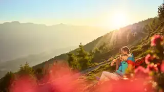 Hiking on the Patscherkofel mountain