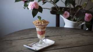 A dessert at The Milk House, a Kentish country boozer