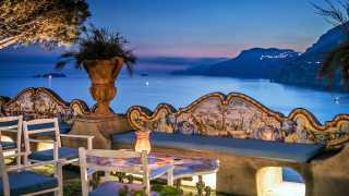 Terrace at Il San Pietro luxury resort, Italy