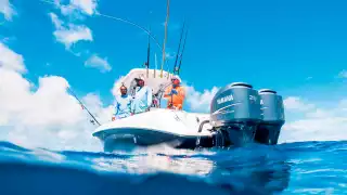 Fishing on the coast of Seychelles