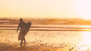 Surfing at Boardmasters Festival in Newquay, Cornwall