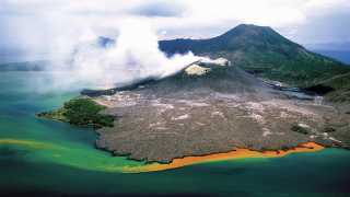 Rabaul Volcano in East New Britain