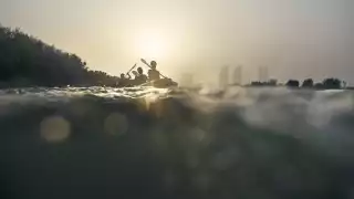 Kayaking in Abu Dhabi's East Mangrove National Park