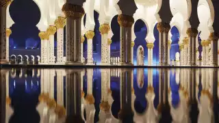 Sheikh Zayed Grand Mosque in Abu Dhabi, UAE