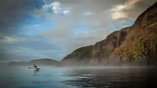 Cod fishing in Newfoundland, Canada