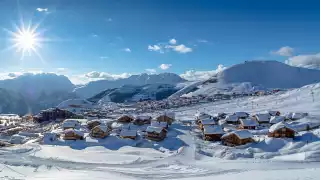 Chalets in Alpe D'Huez, France