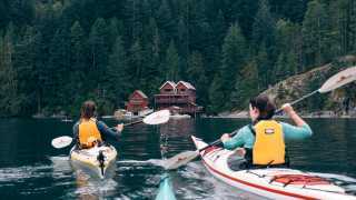 Kayaking in Vancouver with Rickshaw Travel