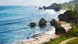 One of Barbados' stunning beaches