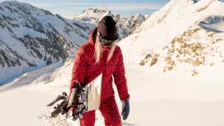 Protest's leopard print ski suit