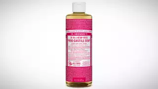 Dr Bronner's 18-in-1 rose soap