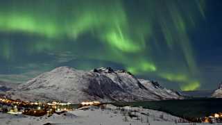 Northern lights in Tromsø, Norway