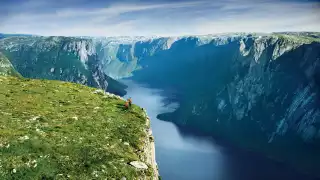 Western Brook Pond Fjord hiking in NL, Canada