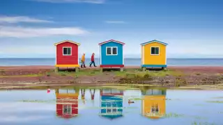 Cavendish fishing sheds, Avalon