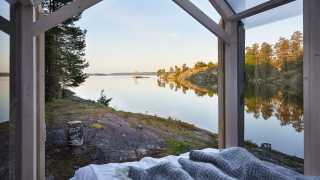 72 Hour Cabin on Henriksholm island