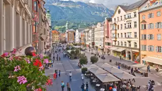 A square in Innsbruck